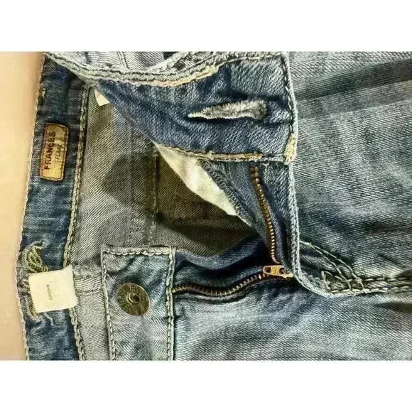 SILVER FRANCES FLARE BLUE SLIGHT DISTRESSING JEANS SIZE W31/L31 - Picture 8 of 8